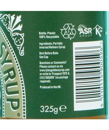 Lyle's Golden Syrup Original 325ml - SET OF 2 - Buy Online on GoSupps.com