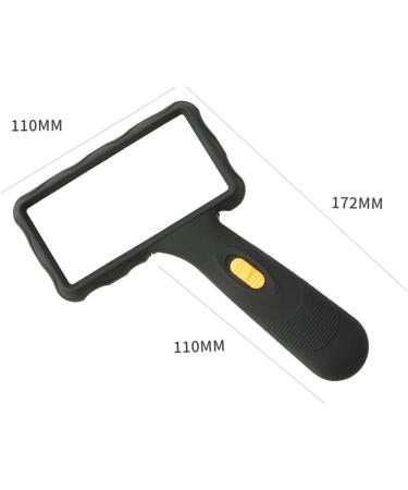 Professional Hand Handheld Folding Reading Magnifier Magnification with Ideal for Reading Small Book Low Vision Read Easily at Night Full of Stars - Buy Online on GoSupps.com