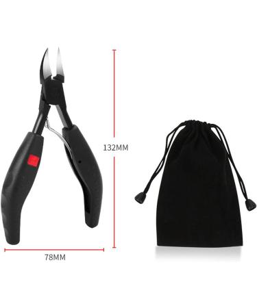 Nail Clipper Stainless Steel Toenail Ingrown Nail Art Nipper Scissors Paronychia Dead Skin Remover Trimming Professional Foot Care Nail Tools - Buy Online on GoSupps.com