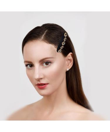 scicent Black Hair Clip 2 Pieces Professional Hair Pins for Styling Hair Barrettes for Women Design Hair Grips Elegant Hair Grips for Fine Thick Hair Fashion Hair Accessories for Daily Use - 26601 - Buy Online on GoSupps.com