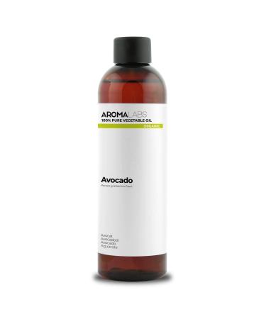 Organic - Vegetable Avocado Oil - 250mL - 100% Pure Natural Cold Pressed and AB certified - AROMA LABS (French brand)