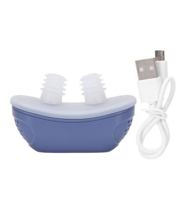 Anti Snoring Solution Devices Electronic Anti Snoring Device Comfortable Sleeping Aid Device for Home or Travel Use(Blue)