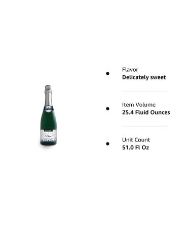 ST. REGIS Non-Alcoholic Brut Yellow 25.4 Fl Oz (Pack of 2) - Delicately Sweet - Buy Online on GoSupps.com