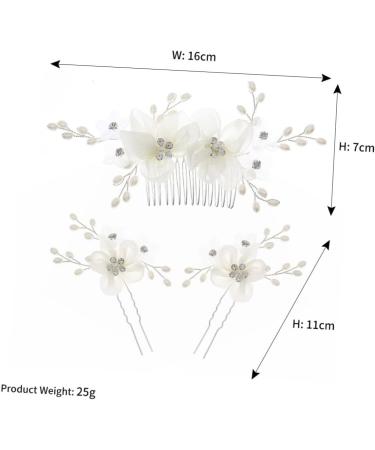 FOMIYES 1 Set Comb Plate Hairpin Wedding Hair Side Comb Bride Hair Comb Flower Hair Comb Flower Side Combs Rhinestone Hair Comb Wedding Headpiece for Bride Bun Hairpin Mosaic Fabric Manual - Buy Online on GoSupps.com