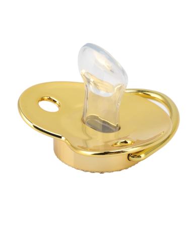 Premium Silicone Baby Pacifier for Newborns & Toddlers (6-18 Months) - Soft Touch Antistatic Bling Design - Gold - Buy Online on GoSupps.com