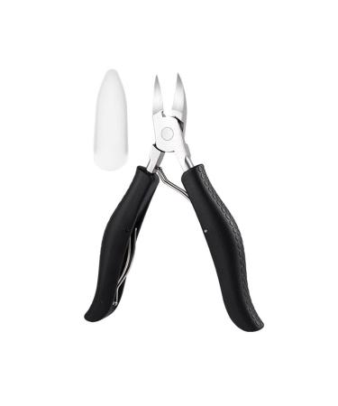 SJLS Stainless Steel Nail Cuticle Scissors Foot Care Toe Thick Finger Clippers Toenails Nippers Dead Skin Remover New Pedicure Tools (Color : Black) Black Blue
