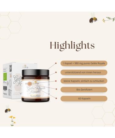 Buy Threat Jelly Royal Capsules - Organic 180 Count 980mg Pure Royal Jelly High Polyphenols & Flavonoids International Shipping Available - Buy Online on GoSupps.com