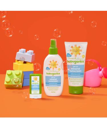 Babyganics SPF 50 Baby Sunscreen Lotion 6 fl oz (Pack of 2) | UVA UVB Protection | Water Resistant & Non-Allergenic - Buy Online on GoSupps.com