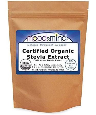 Organic Stevia Extract Powder 1 lb/16 oz (448g) - Pure and Filler-Free - Buy Online on GoSupps.com