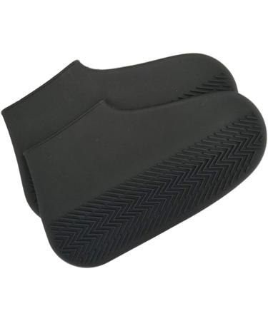 Healifty Silicone Shoe Covers - Disposable Rain Boots for Men - Black (Size S) - Buy Online on GoSupps.com