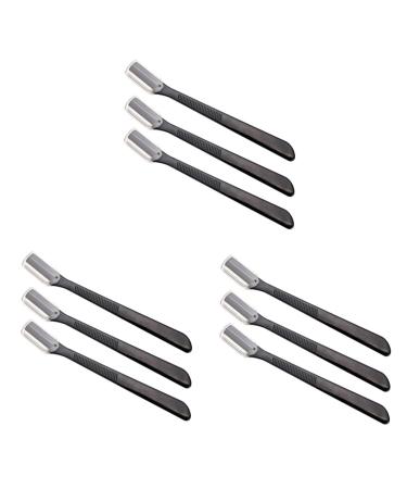 FRCOLOR 36 STK eyebrow razor Face Razor Razor Razor Razor Ey Brauen-Bow Sagittarius Razor with cover eyebrow knife Tool Miss Fr ulere Hands Shave Mx3Pcs Blackx3st