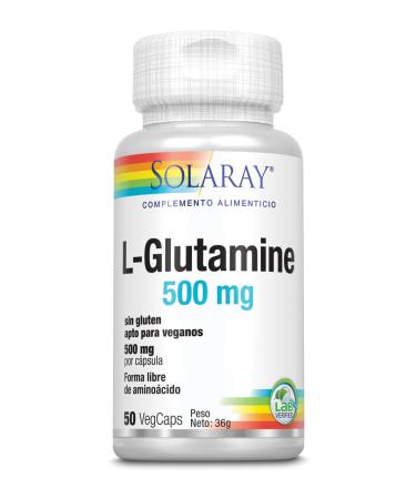 L - GLUTAMINE 500 mg - 50 vegcaps