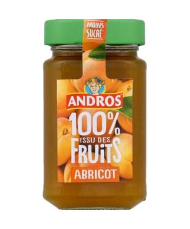 Andros Apricot Jam 100% From Andros Fruit, 250g