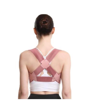 Posture Corrector Women Body Shaper Corset Chest Support Belt Shoulder Brace Back Support Correction (Color : Black Size : Large) (Red Medium) (Red Large)