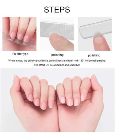Manicure Fingernail Files Professional Glass Dead Skin Remover Nail File Buffer Polisher Manicure Tool Professional Nail Polish Art Salon ToolDeft Processed - Buy Online on GoSupps.com