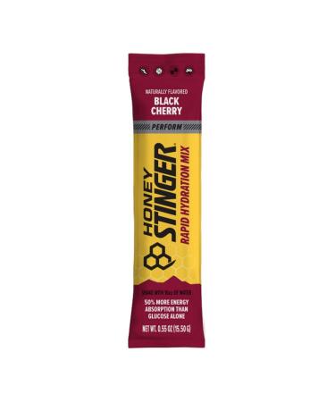 Honey Stinger Perform Rapid Hydration Powder | Black Cherry Electrolyte Multiplier for Exercise, Endurance and Performance | Sports Nutrition for Home & Gym, Pre and Post Workout | 10 Packets Black Cherry (Perform) 10 Coun…