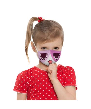 1/2/3pcs Children Funny Cartoon Cute Pattern Washable Reusable Adjustable Elastic Ear Loops Face_Mask