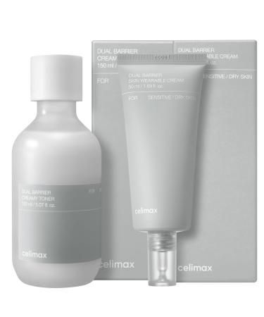 celimax Dual Barrier Creamy Toner & Long Lasting Cream Skincare Duo