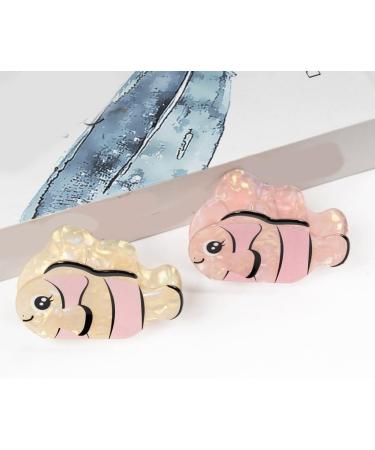 PLCPDM Marine Animals Hair Claw Clips Jaw Clip Ponytail Holder Hair Jaw Clip Hair Supplies Yellow - Buy Online on GoSupps.com