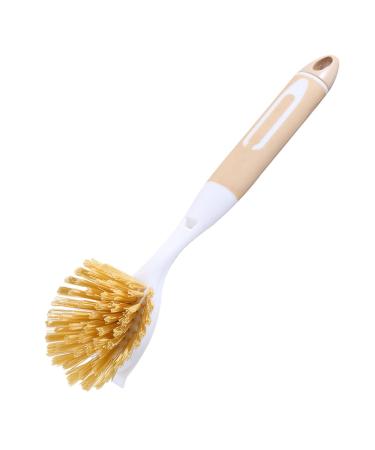 Fovolat Dishwasher Brush Dishwash Brush 2-in-1 Cleaning Brush - Multi-Functional Dish Brush with Handle Kitchen Scrub Brushes for Kitchen Cleaning
