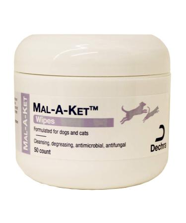 Dechra Mal-A-Ket Wipes for Dogs & Cats 50 Ct