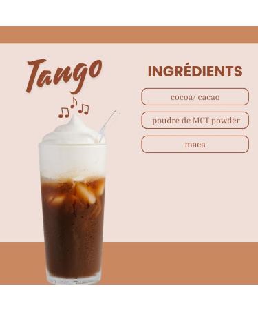 LES SIFFLEUX Vitality Drink (Tango 100g) Pure Dark Cacao Maca & MCT Powder Sugar-Free Hot Chocolate Powder - Natural Energy from Maca Roots Dark Chocolate Powder Vegan Latte Mix - Buy Online on GoSupps.com