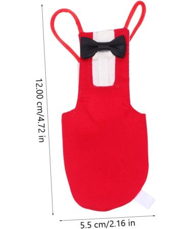 Iplusmile Parrot Suit - Bird Windula Accessories for Home Birds | Pet Needs & Clothing for Bird Lovers | Red Set - Buy Online on GoSupps.com