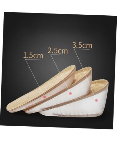 2 Pairs Booster Pad Insoles for Men & Women - Height Increase Gel Invisible Shoe Lift Inserts for High-Heel Boots & Comfort - Buy Online on GoSupps.com