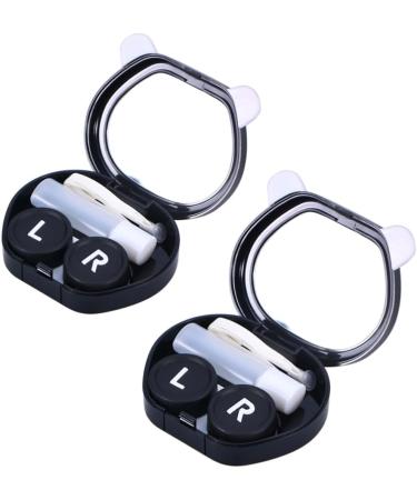 Buy Healvian 4-Piece Colored Contact Lens Case - Panda Design | International Shipping Available - Buy Online on GoSupps.com