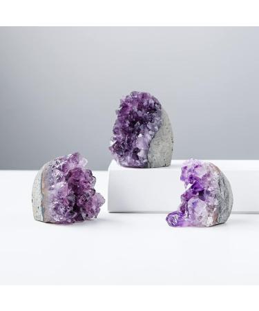 Crystal Rough 1PC Mini Natural Crystal Cluster Amethyst Block Original Stone Geode Quartz Specimen (Color : Amethyst Size : 30-50G) 30-50G Amethyst - Buy Online on GoSupps.com