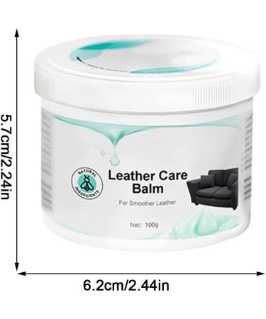 Cleaning Cream for Leather - 100g Portable Leather Polish & Conditioner Cleaner - Professional Beeswax Furniture Polish Restorer Leather Polish & Conditioner with 1 Sponge for Furniture Lvtfco - Buy Online on GoSupps.com