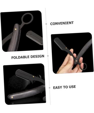 Beaupretty Manual Bart Razor - Professional Hairdresser Tool for Men | Stainless Steel Barber Razor for Salon Use - Buy Online on GoSupps.com