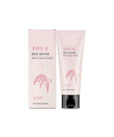 Brightening Foam Cleanser - Gentle Facial Cleansing Moisturizing Leaves Skin Fresh & Smooth Easy To Use(2PCS)