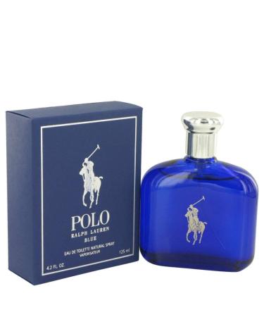 Polo Blue by Ralph Lauren for Men, Eau De Toilette Natural Spray, 4.2 Ounce - Buy Online on GoSupps.com