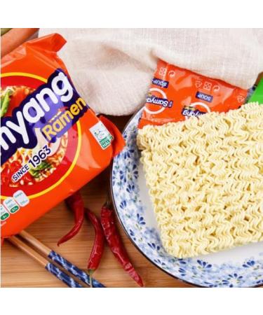 Samyang Ramen Original Flavour Korean Instant Noodles Soup 120g (Pack of 10) HALAL & VEGAN - Buy Online on GoSupps.com