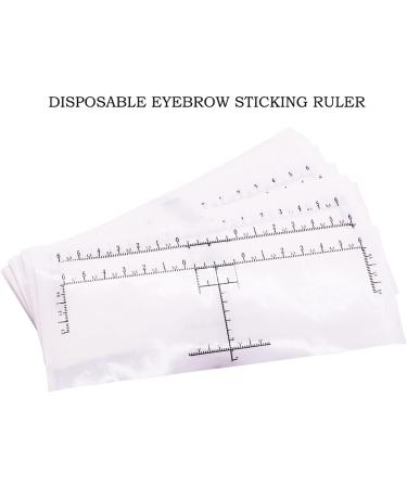 Eyebrow Measurement Ruler 100pcs Eyebrow Ruler Disposable Eyebrow Ruler Sticker for Microblading with ndard Scale Vernier Caliper Sliding Gauge Tool - Buy Online on GoSupps.com