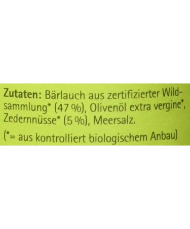 Georg Bio Pesto Wild Garlic 165ml - Organic Gourmet Sauce for International Shipping - Buy Online on GoSupps.com