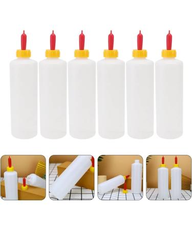 Yardwe 6pcs Lamb Feeding Bottles - 400ml Animal Nursing Bottle for Goat, Calf, Pup, Foal - White Milk Feeder - Buy Online on GoSupps.com