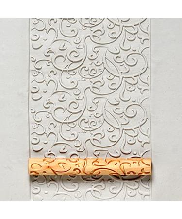 MKM Pottery Tools Wood Twig Rollers for Clay (TW-02 Curlicue)