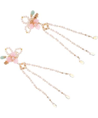 MAGICLULU 2 Pairs Comb Washing Capsules Aesthetic Hair Accessories Wedding Headwear Traditional Chinese Hairpin Chinese Girl Hair Accessories Flower Hair Clip Pair Clip Classical Metal - Buy Online on GoSupps.com
