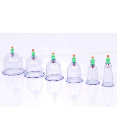 Itian 6 Cups Traditional Chinese Cupping Set - Personal Care Body Massage & Acupressure Suction Equipment for Pain Relief | International Shipping Available - Buy Online on GoSupps.com