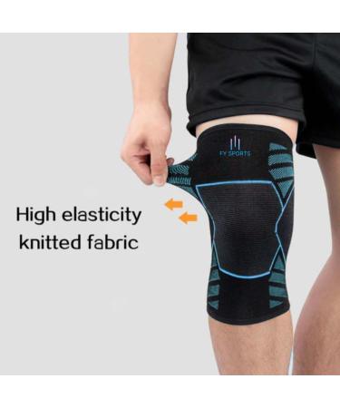 Compression Knee Brace for Men & Women - Pain Relief Sleeve for Meniscus Tear ACL Arthritis Sports - X-Large Blue - Buy Online on GoSupps.com