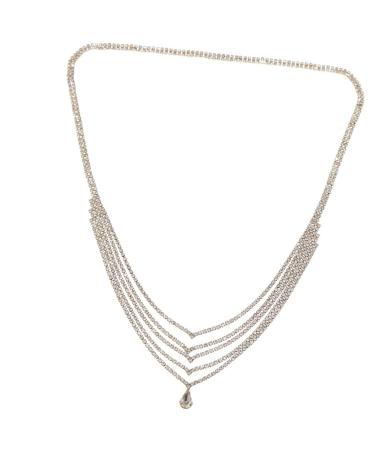 Rhinestone Headband Headpiece for Women Pendant Forehead Chain Chic Womens Hair Bands Hair Ties for Women Hair Deyer Women Head Chain Wedding Rhinestones Accessories Bride