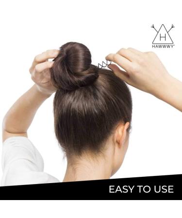 Hawwwy 300 Pieces Premium Brown Bobby Pins with Cute Storage Case - For Kids, Girls, and Women - Ideal for All Hair Types - Buy Online on GoSupps.com