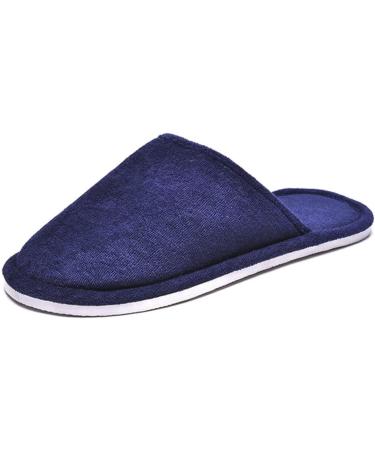 Buy Jomix Unisex Washable Terry Slippers - 2 Pair Set for Guests | Travel & Hotel Use | Rustchfeste 36/37 EU | Lightweight Bathing Shoes - Blue - Buy Online on GoSupps.com