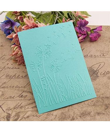 Joyful Home 1PC Dandelion Background Embossing Folder - DIY Floral Card Making Template - Buy Online on GoSupps.com