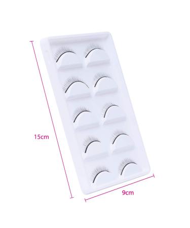 25 Pairs Exercise Eyelashes & 7 Pairs Eye Pads - Beginner Eyelash Extension Accessories | Self-Adhesive Artificial Eyelash Strips - 65-Part Set - Buy Online on GoSupps.com
