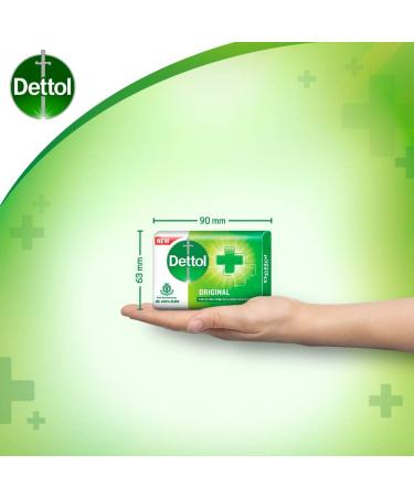 Dettol Bathing Soap Original 125gm Pack of 4 - Buy Online on GoSupps.com