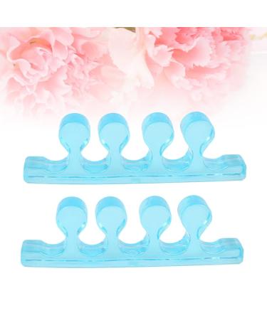 Silicone Toe Separators for Pedicures - 3 Pairs Straightener Spacers for Bunions - Blue Silicone Gel Orthotics for Men and Women - Buy Online on GoSupps.com