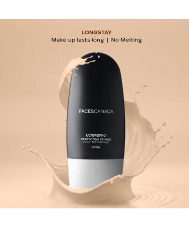 Ultime Pro Perfecting Primer 30 ml | Lightweight Pore Minimizing Face Primer | Makes Makeup Long lasting | Blurs Pores Fine Lines & Imperfections | Blends Smoothly | Oil Free Matte Look - Buy Online on GoSupps.com